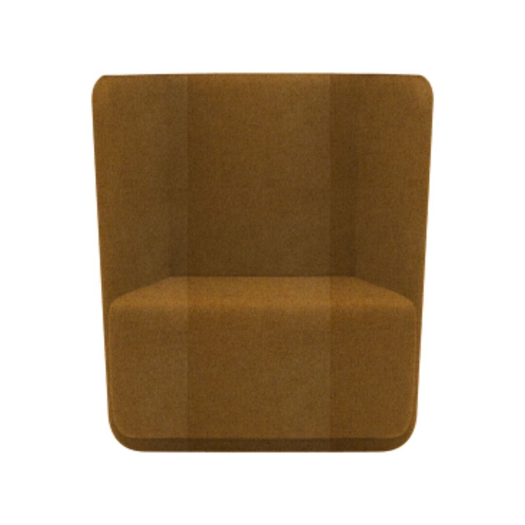Softline A/S Softline Basket Sessel mit niedrigem Rücken Felt Melange - 296 Ochre