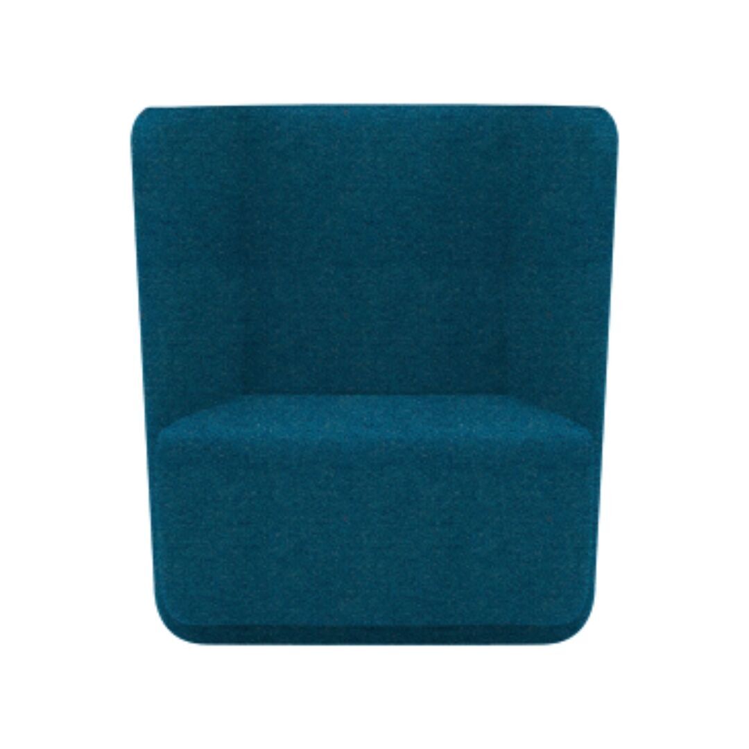 Softline A/S Softline Basket Sessel mit niedrigem Rücken Felt Melange - 582 Blue