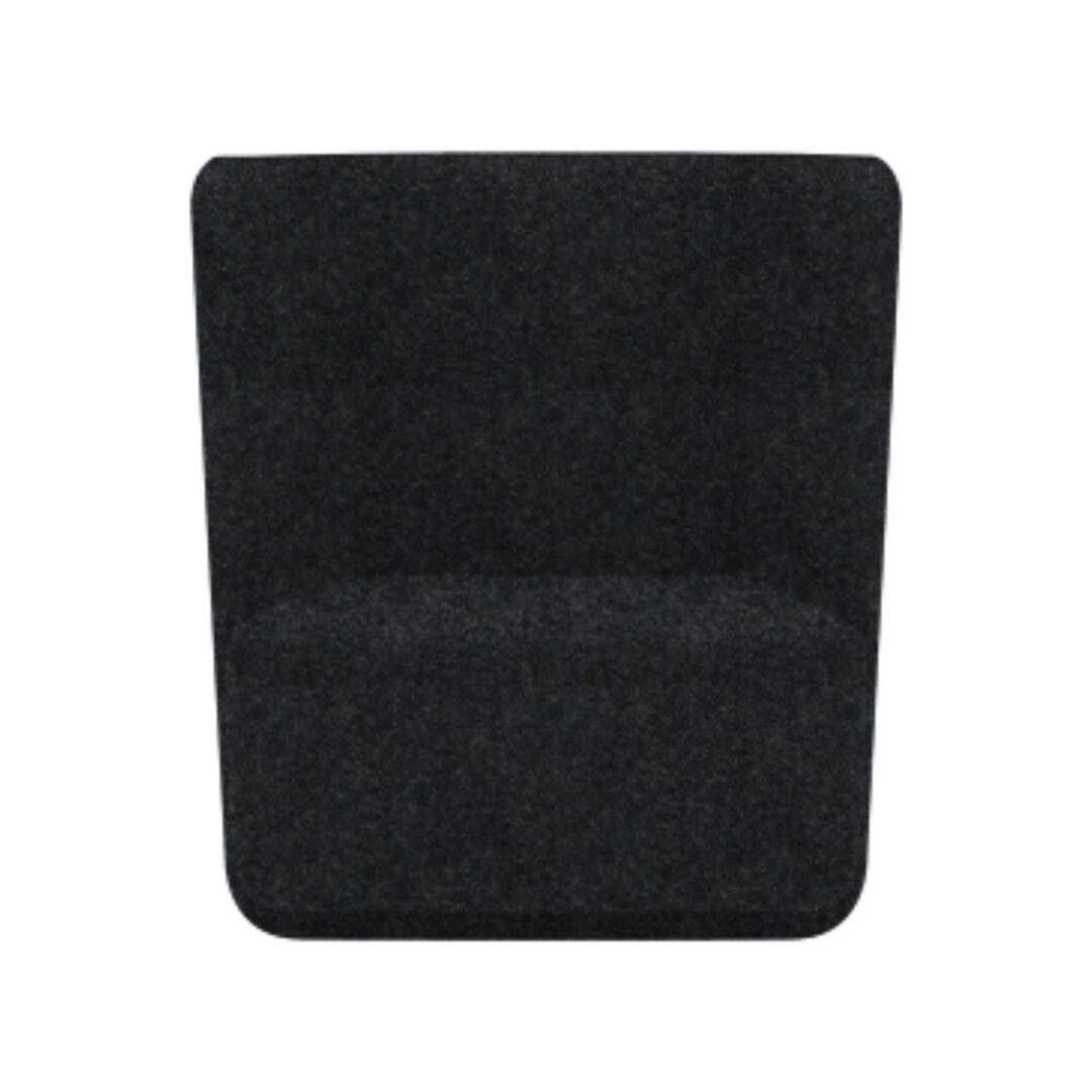 Softline A/S Softline Basket Sessel mit niedrigem Rücken Felt Melange - 623 Dark Grey