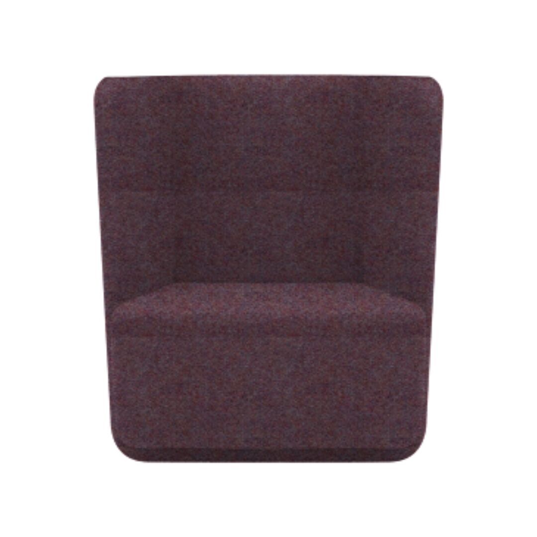 Softline A/S Softline Basket Sessel mit niedrigem Rücken Felt Melange - 640 Purple