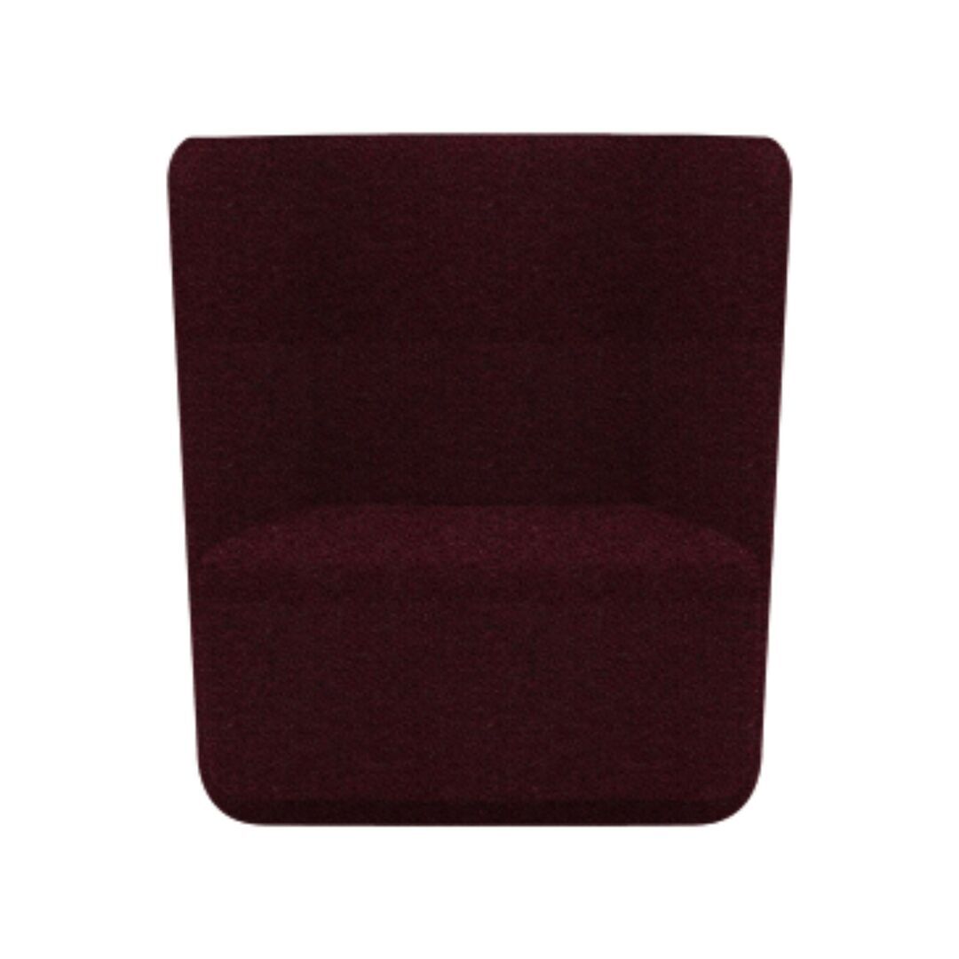 Softline A/S Softline Basket Sessel mit niedrigem Rücken Felt Melange - 651 Eggplant