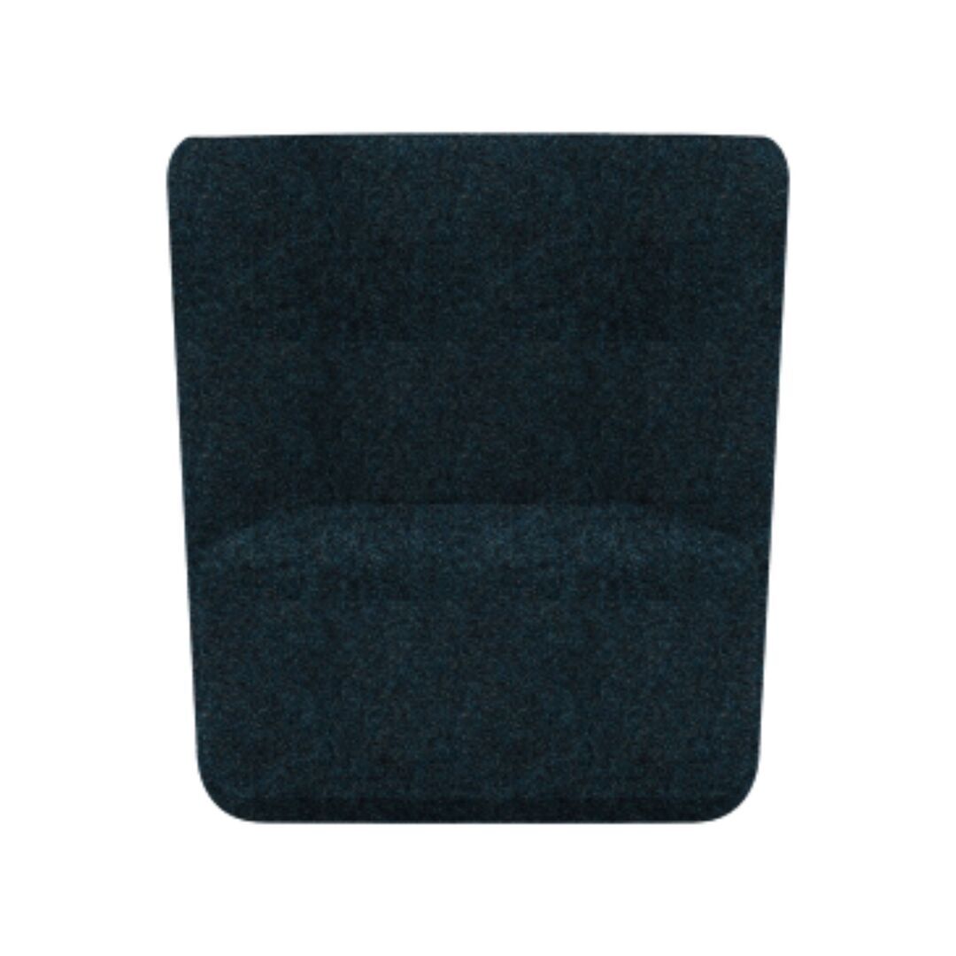 Softline A/S Softline Basket Sessel mit niedrigem Rücken Felt Melange - 846 Blue Grey