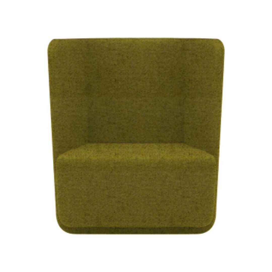 Softline A/S Softline Basket Sessel mit niedrigem Rücken Felt Melange - 847 Mustard