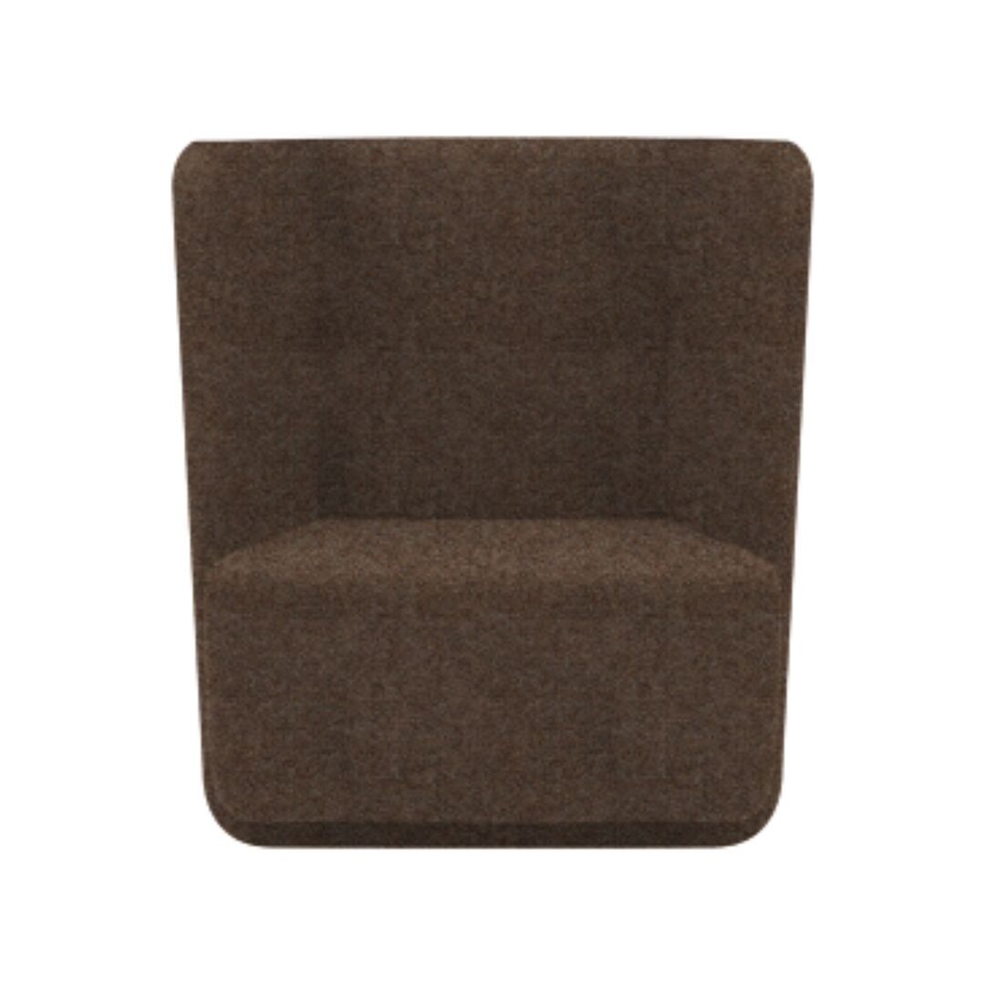 Softline A/S Softline Basket Sessel mit niedrigem Rücken Felt Melange - 849 Light Brown