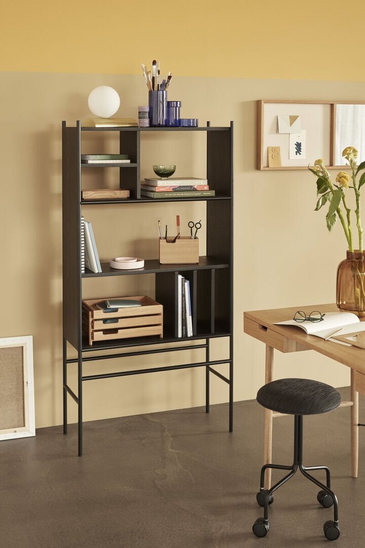 Huebsch Divide Shelf Unit Black