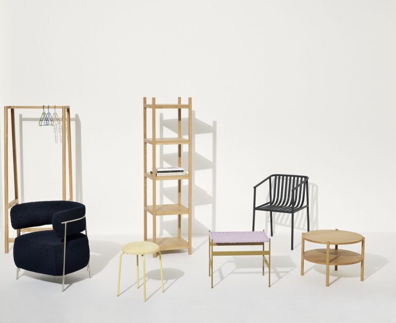 Huebsch Peri Bench Khaki/Purple