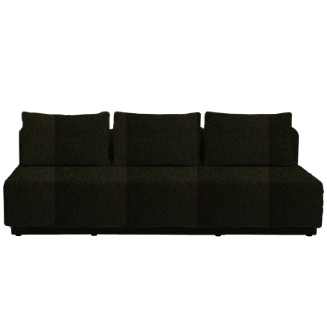 Softline A/S Softline Nevada 3-P Schlafsofa Felt Melange - 294 Bronze Green