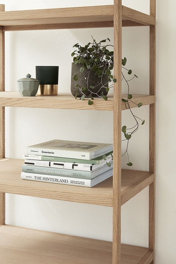 Huebsch Library Shelf Unit Large Natural