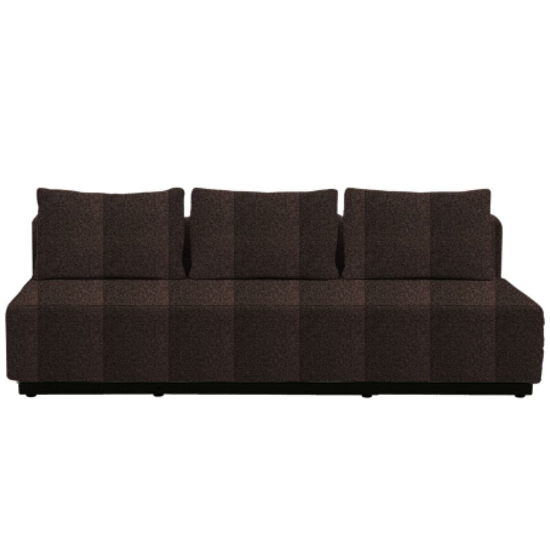 Softline A/S Softline Nevada 3-P Schlafsofa Felt Melange - 300 Dark Brown