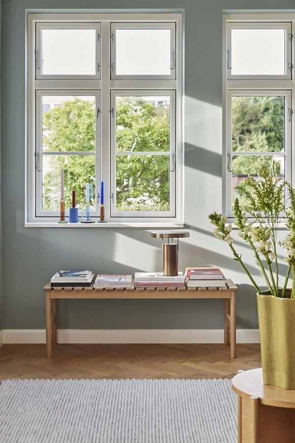 Huebsch Bringme Table Lamp Burnished Brass