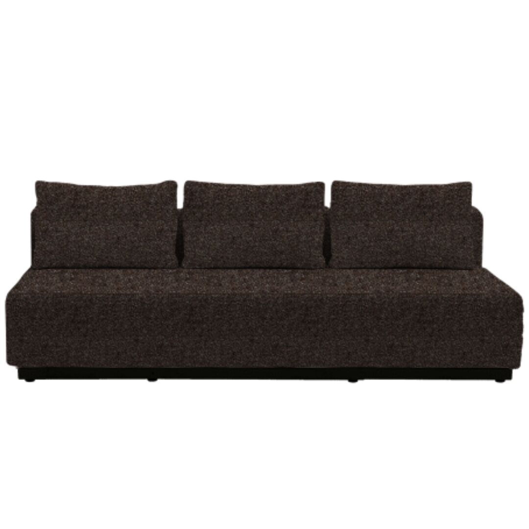 Softline A/S Softline Nevada 3-P Schlafsofa Felt Melange - 635 Brown