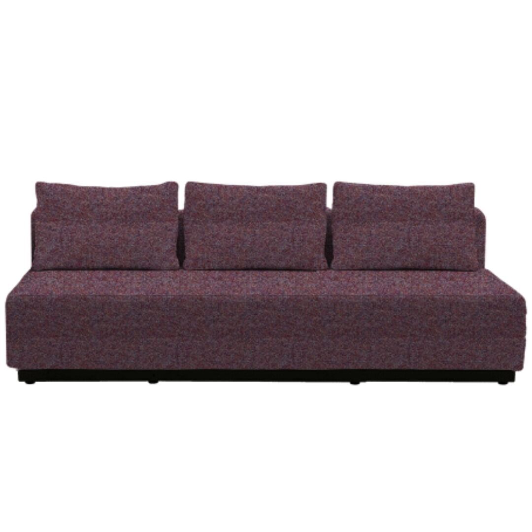 Softline A/S Softline Nevada 3-P Schlafsofa Felt Melange - 640 Purple