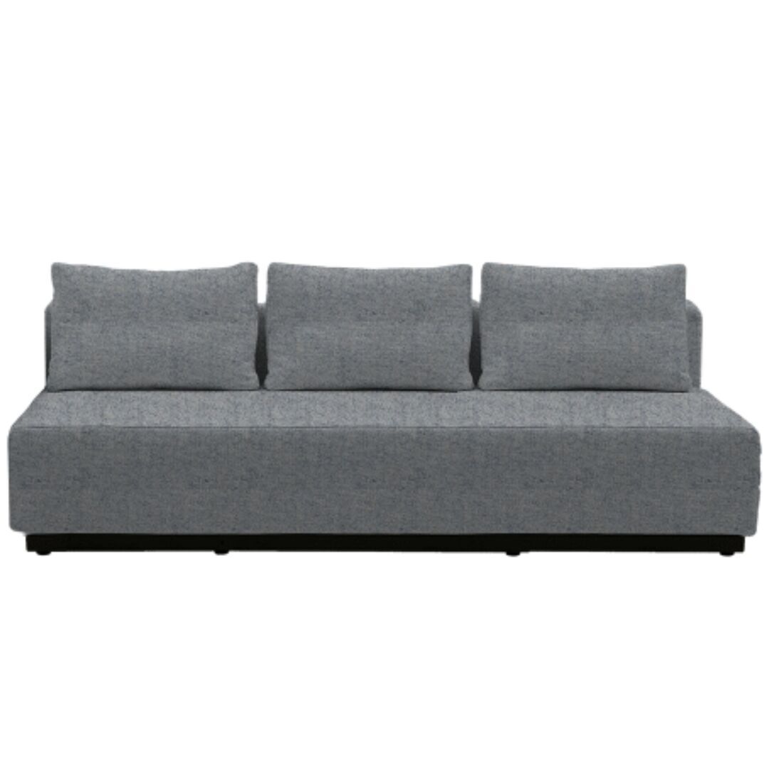 Softline A/S Softline Nevada 3-P Schlafsofa Felt Melange - 641 Light Blue