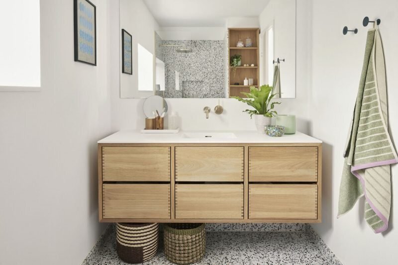 Huebsch Twine Baskets Natural/Brown (set of 2)