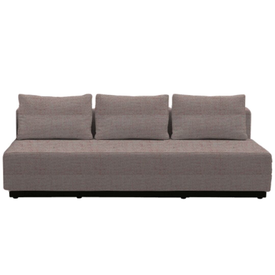 Softline A/S Softline Nevada 3-P Schlafsofa Felt Melange - 642 Lilac