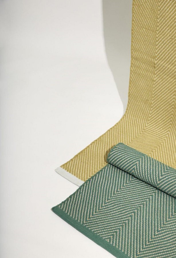 Huebsch Mellow Rug Mustard