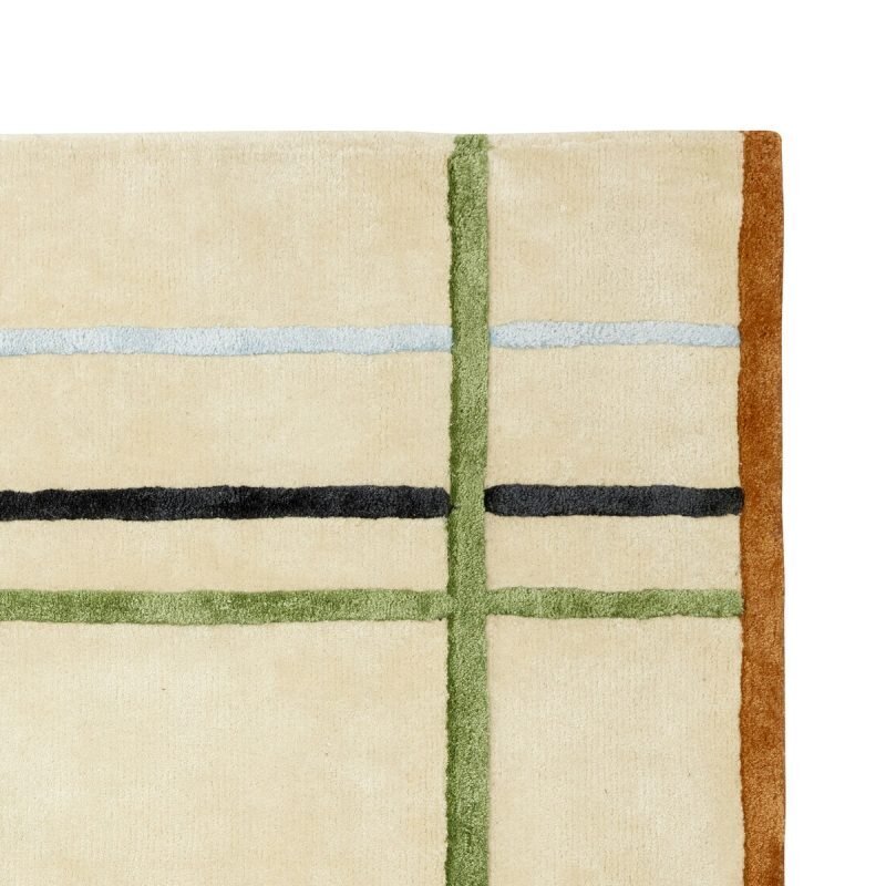 Huebsch Fluffy Rug Beige/Multicolour