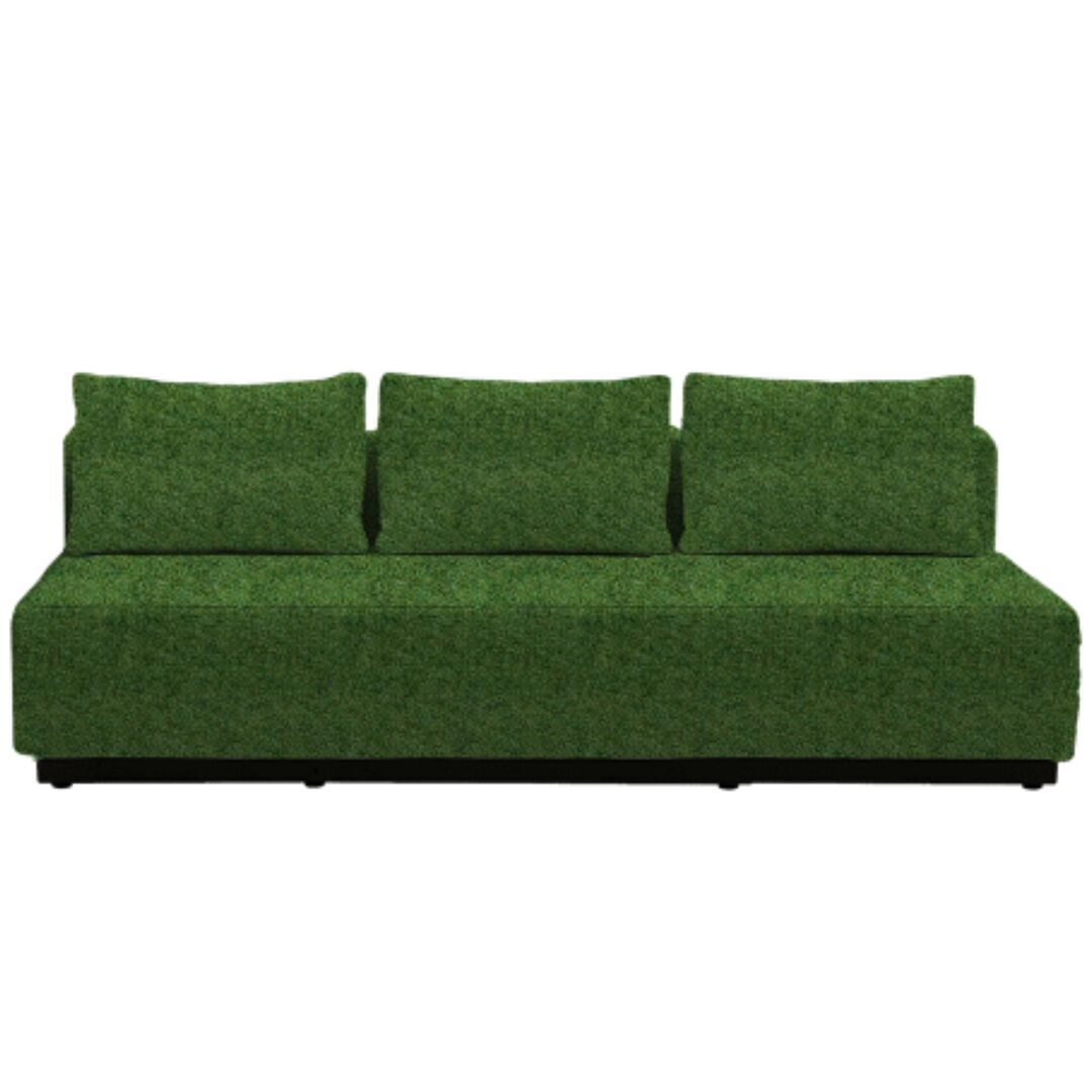 Softline A/S Softline Nevada 3-P Schlafsofa Felt Melange - 848 Green