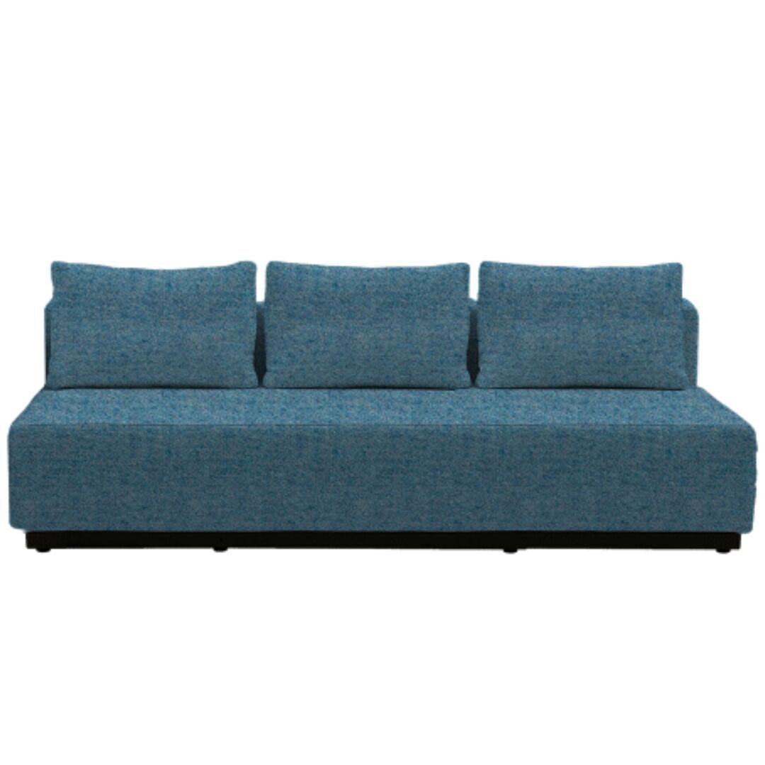 Softline A/S Softline Nevada 3-P Schlafsofa Felt Melange - 858 Sky Blue