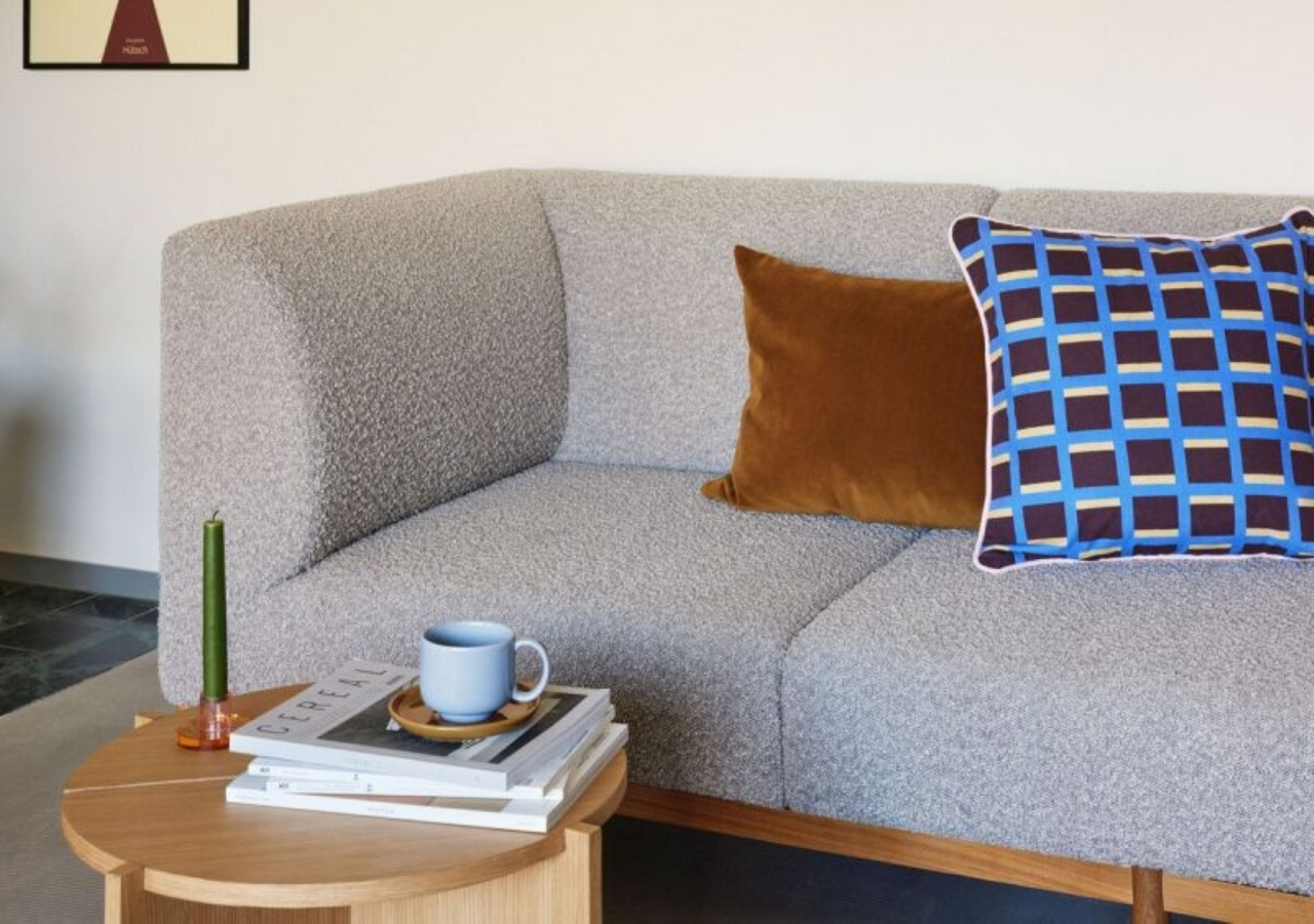 Hübsch Moment - 3-Sitzer Sofa