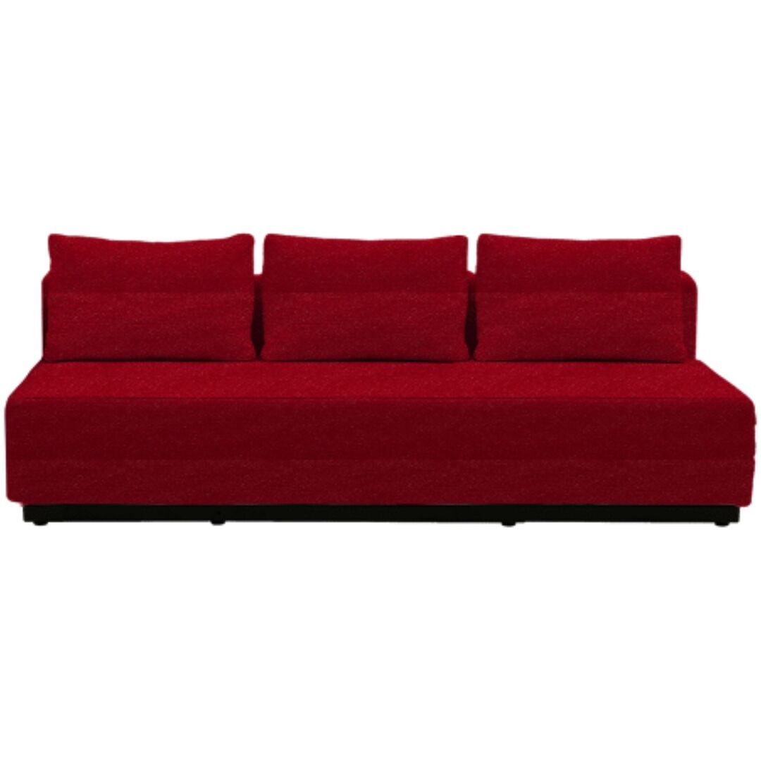 Softline A/S Softline Nevada 3-P Schlafsofa Felt - 588 Red