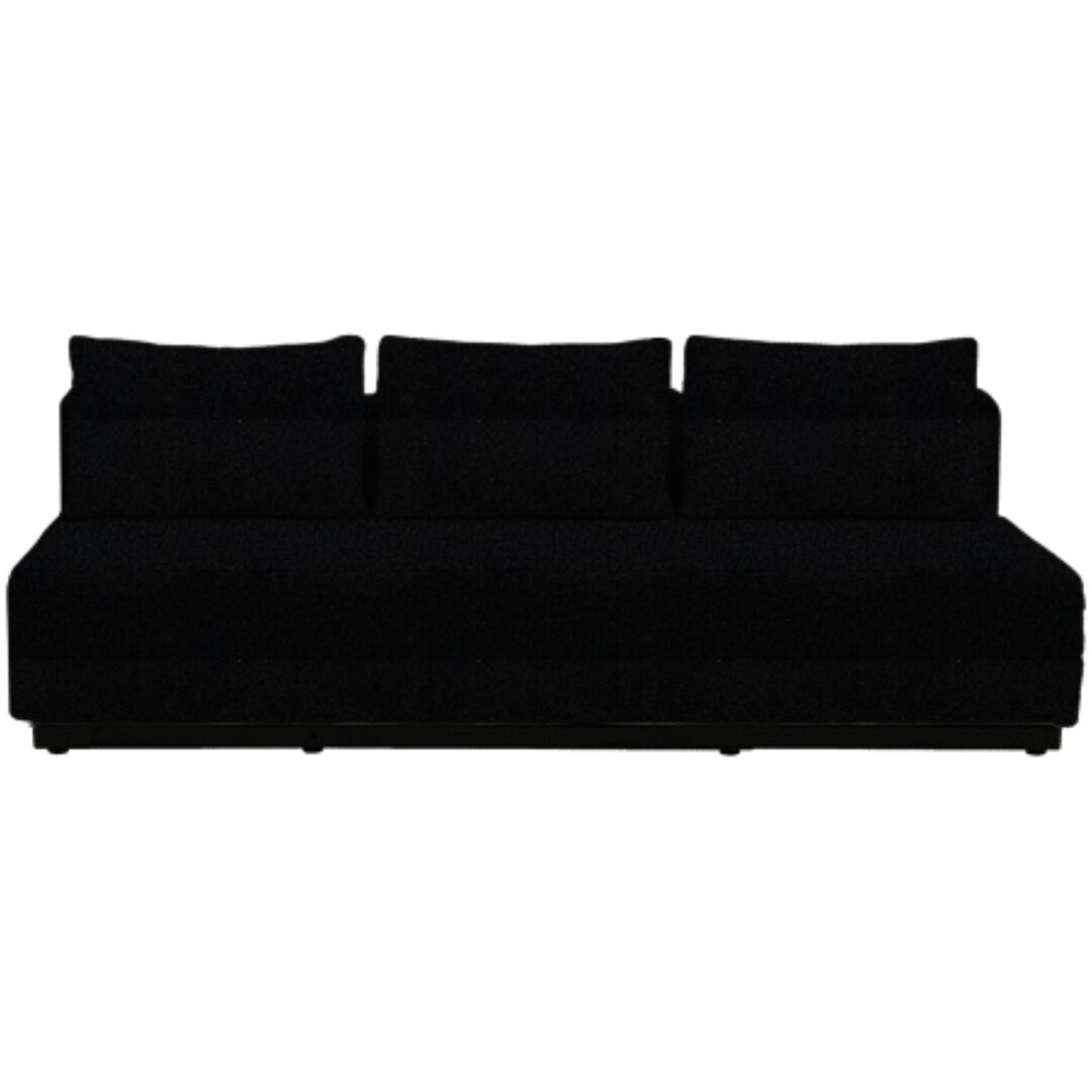 Softline A/S Softline Nevada 3-P Schlafsofa Felt - 636 Black