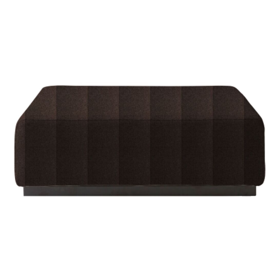 Softline A/S Softline Nevada Hocker / Ottomane Felt Melange - 300 Dark Brown