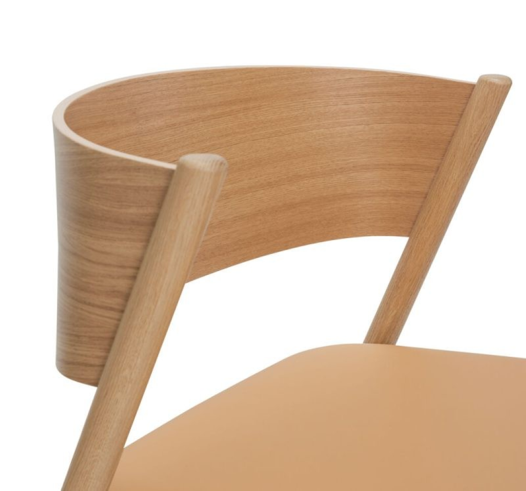 Hübsch Oblique - Loungestuhl - Naturfarben