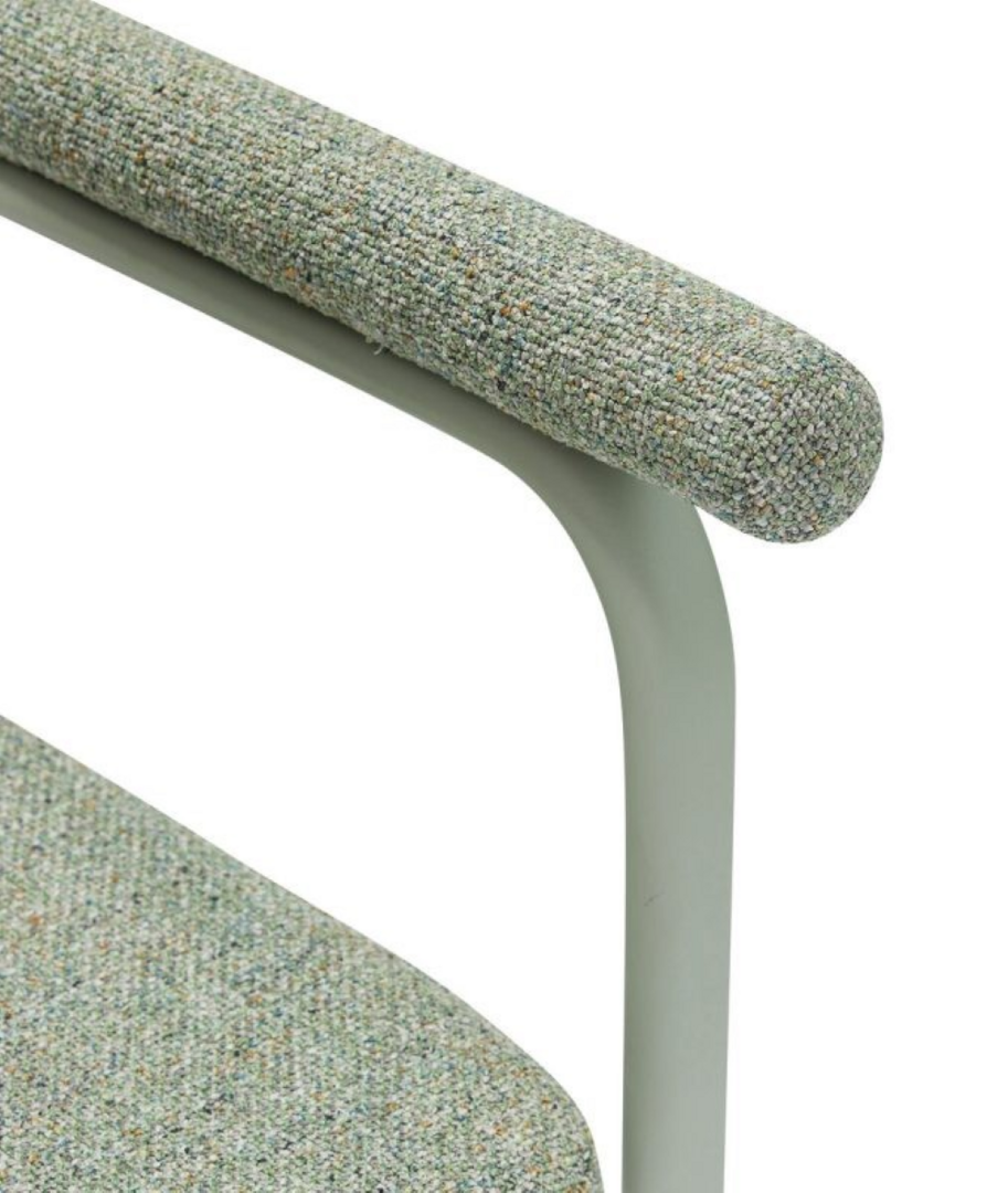 Hübsch Ecto - Esszimmerstuhl - Beige Grün