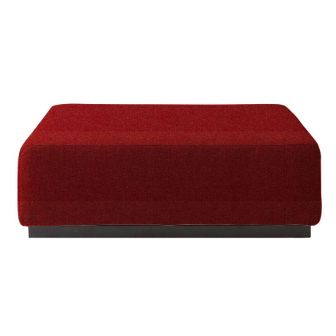 Softline A/S Softline Nevada Hocker / Ottomane Felt Melange - 650 Light Red