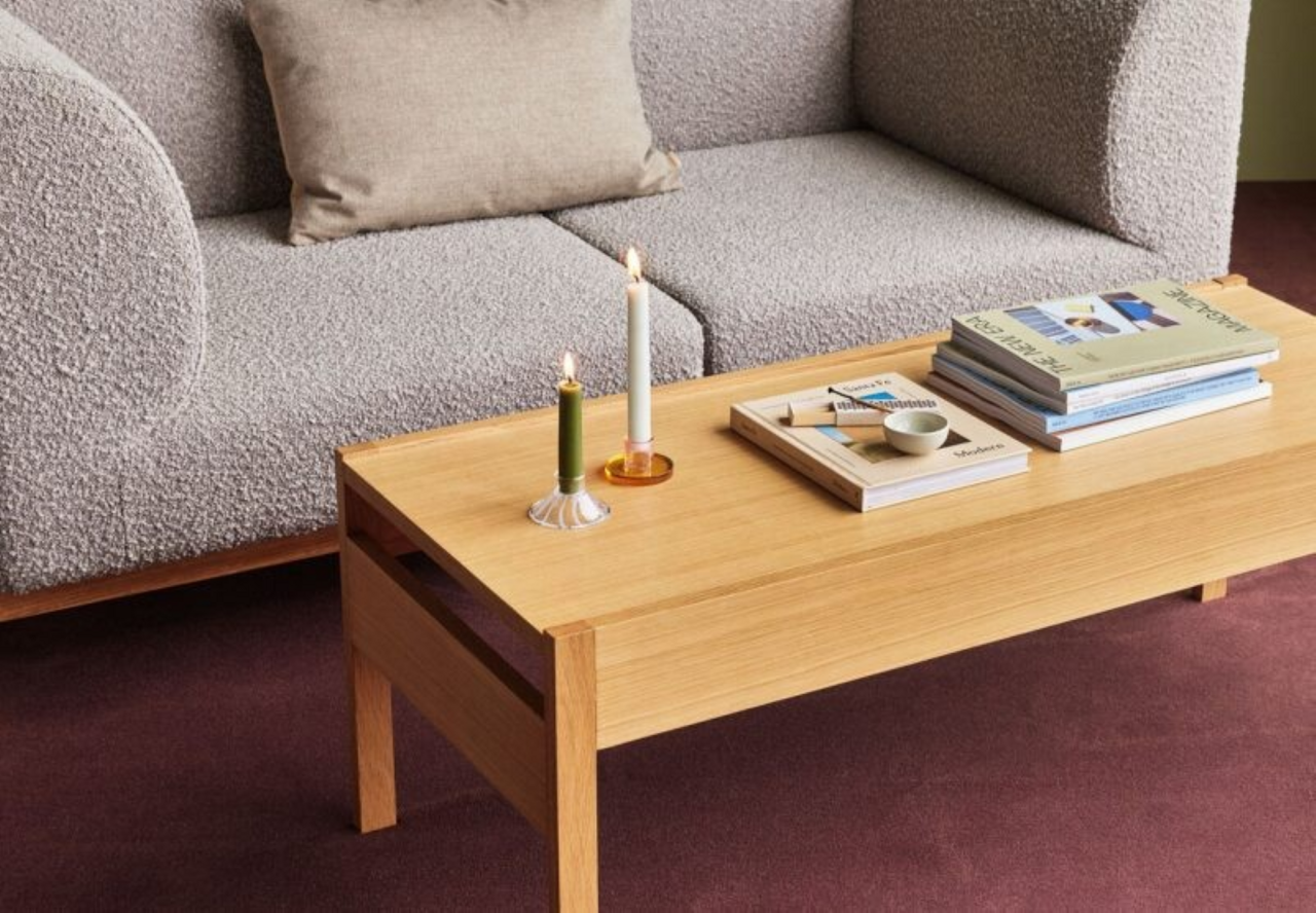 Hübsch  Hübsch Forma - Couchtisch 120 x 51cm Naturfarben
