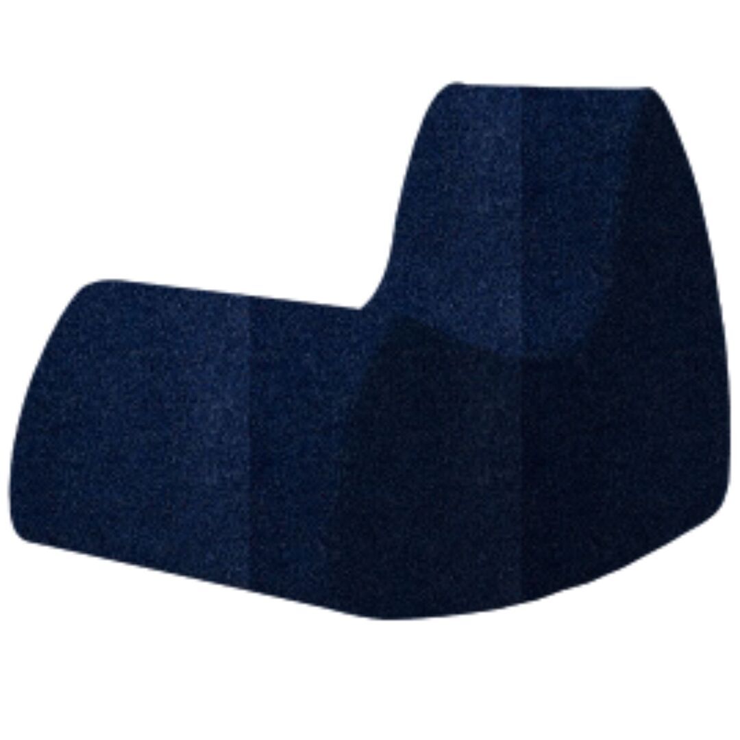 Softline A/S Softline Grand Prix Schaukelsessel Felt Melange - 289 Dark Blue