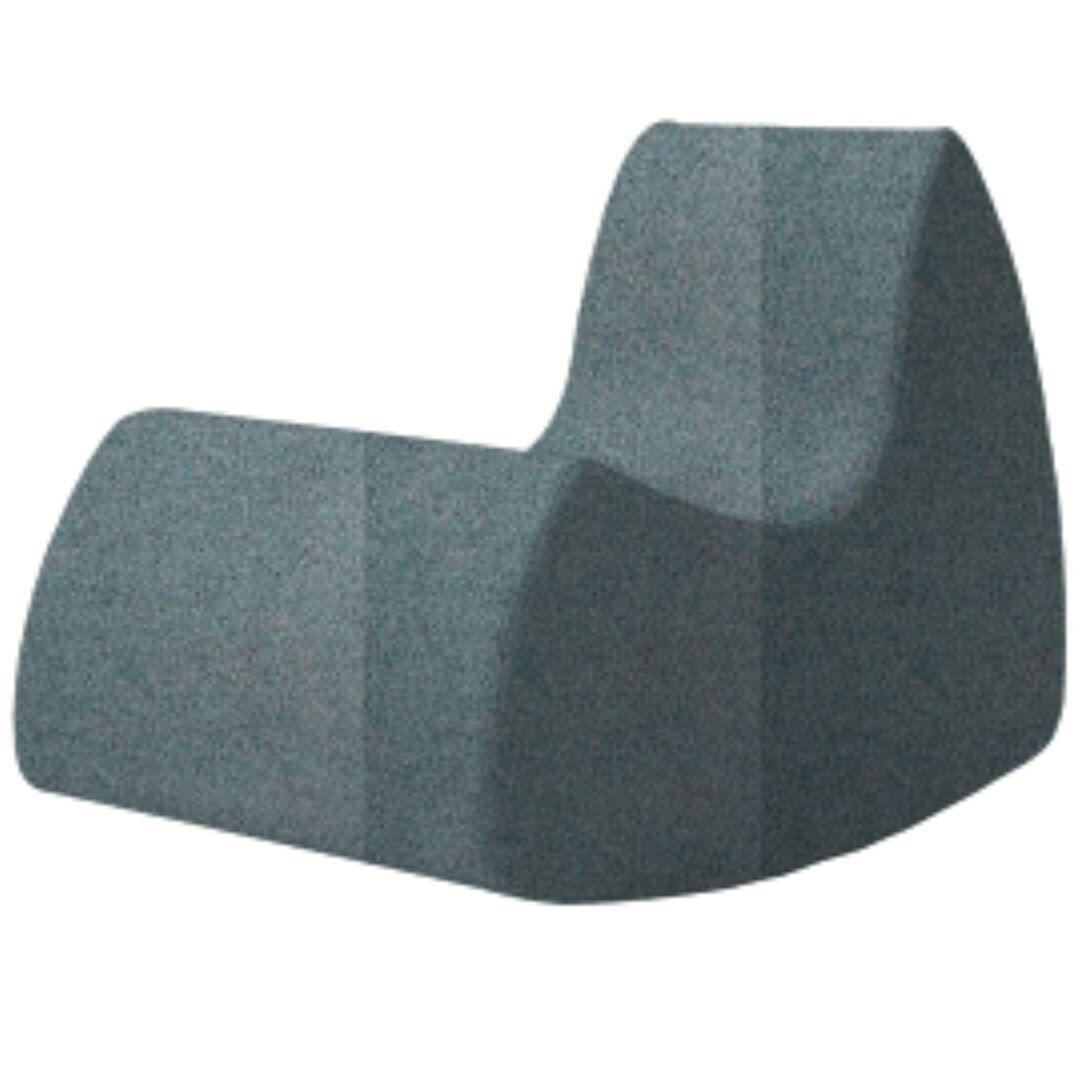 Softline A/S Softline Grand Prix Schaukelsessel Felt Melange - 292 Light Grey