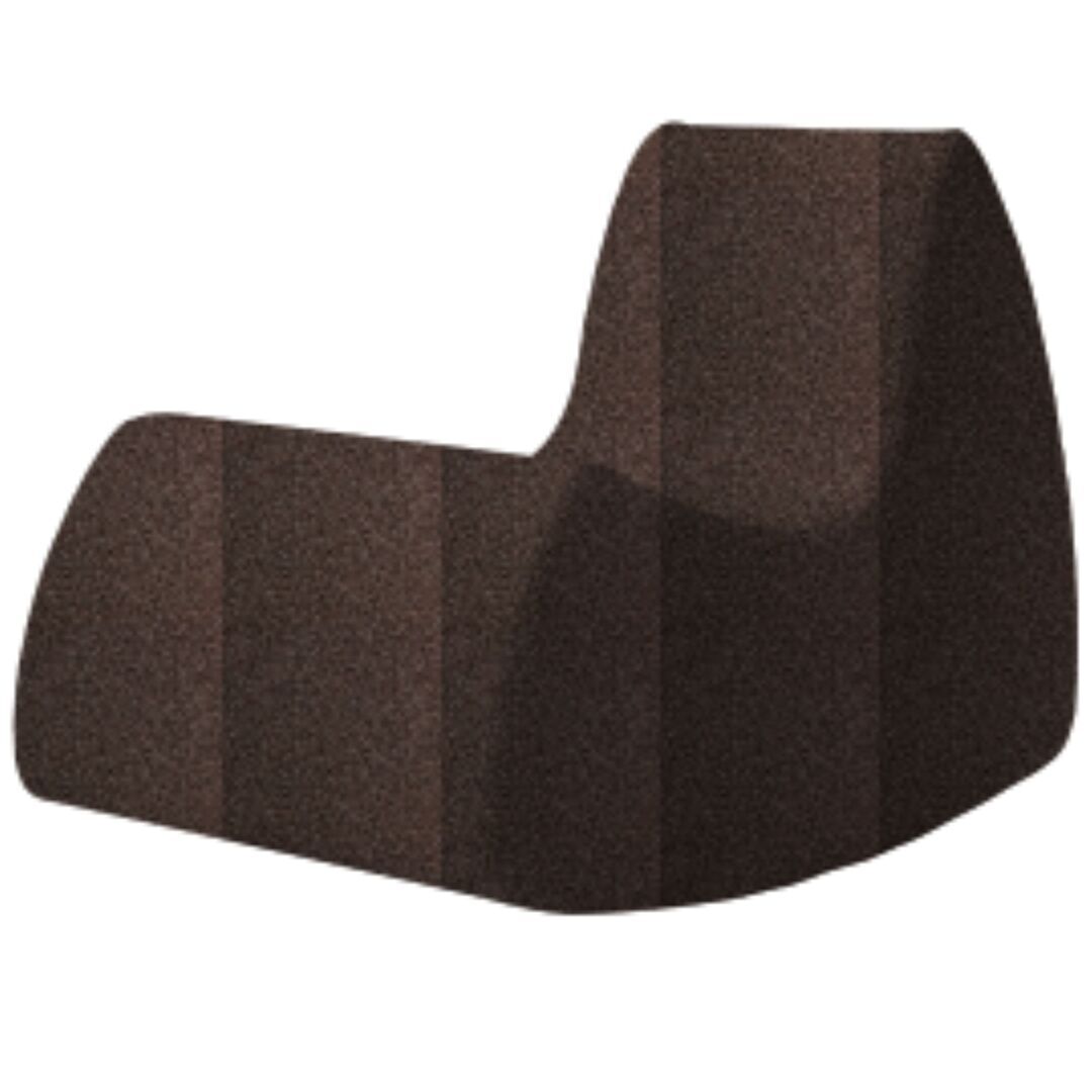Softline A/S Softline Grand Prix Schaukelsessel Felt Melange - 300 Dark Brown