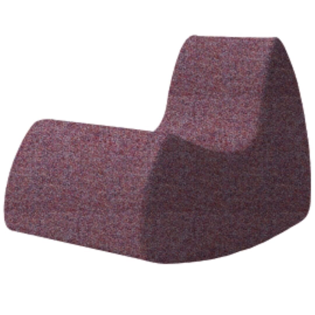 Softline A/S Softline Grand Prix Schaukelsessel Felt Melange - 640 Purple