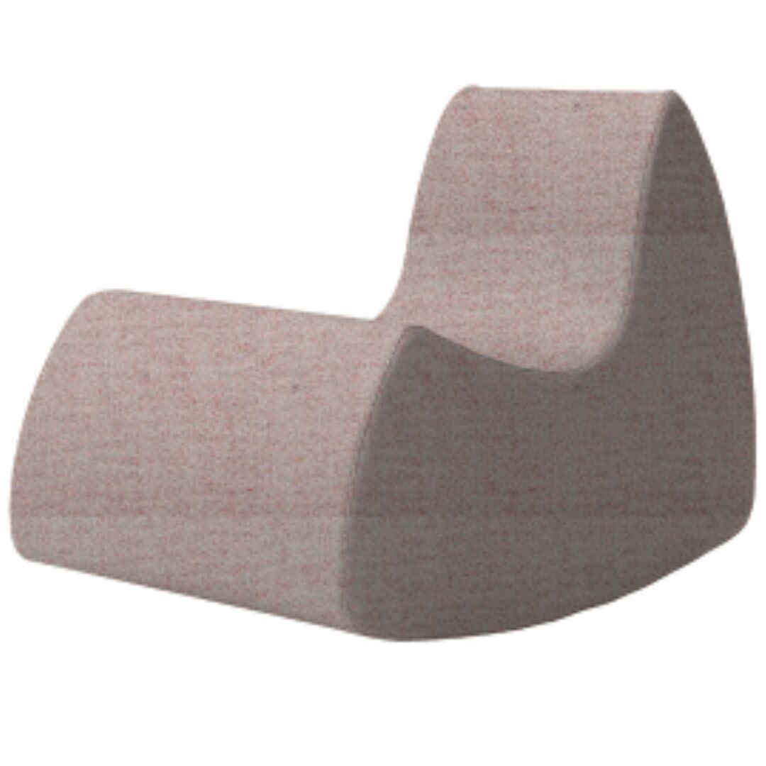 Softline A/S Softline Grand Prix Schaukelsessel Felt Melange - 642 Lilac