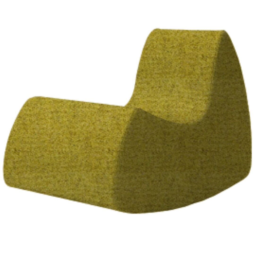 Softline A/S Softline Grand Prix Schaukelsessel Felt Melange - 847 Mustard