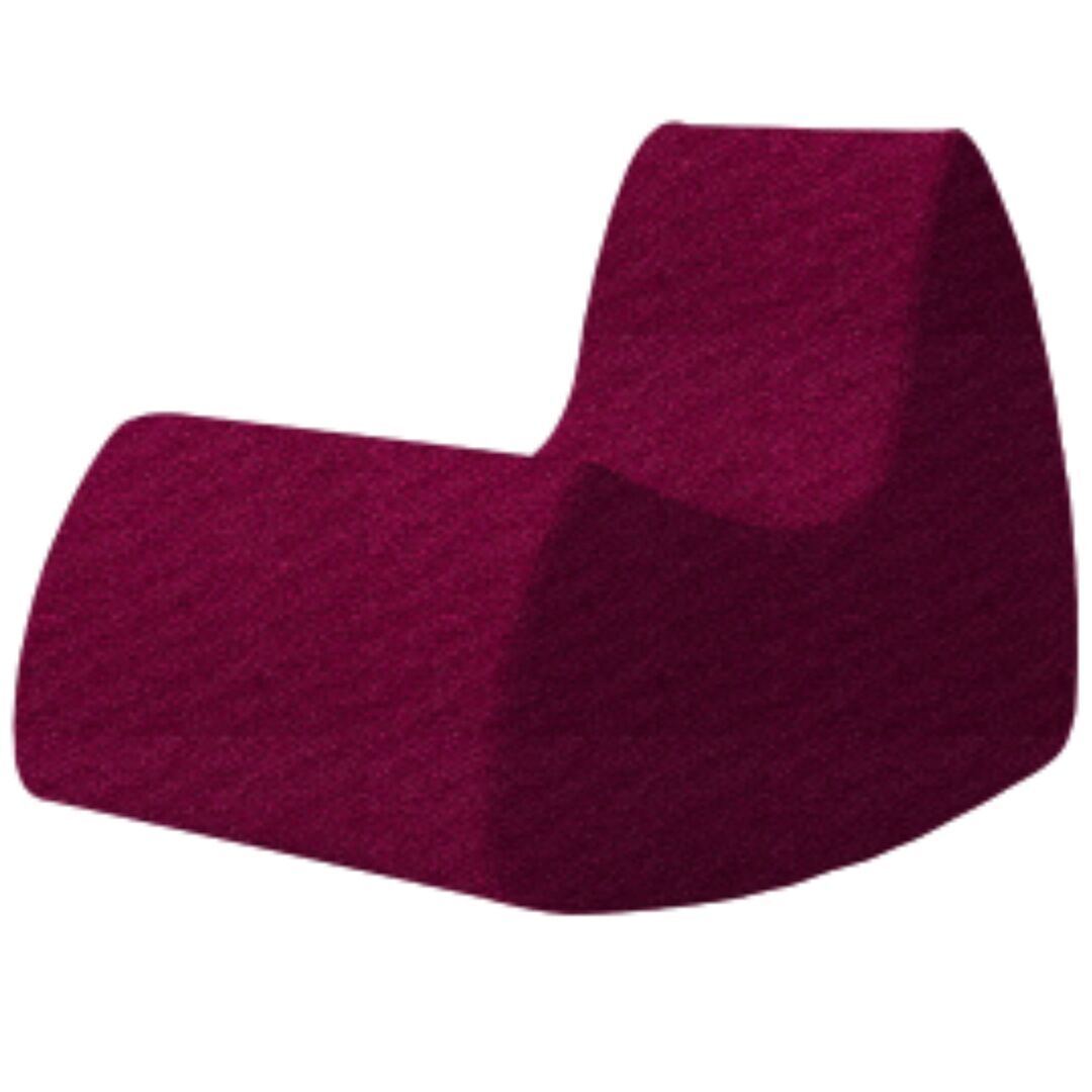 Softline A/S Softline Grand Prix Schaukelsessel Felt - 629 Berry