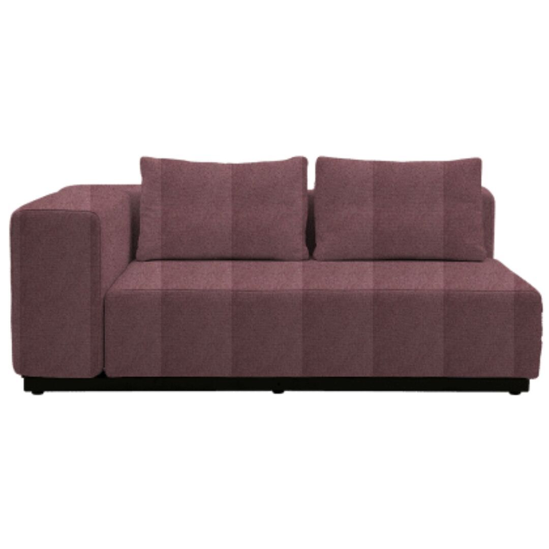 Softline A/S Softline Nevada Sofa / Sofaelement Felt Melange - 299 Antique Pink