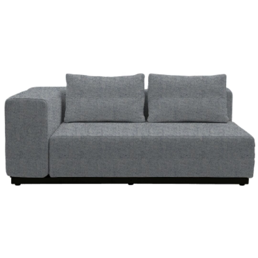 Softline A/S Softline Nevada Sofa / Sofaelement Felt Melange - 612 Light Grey
