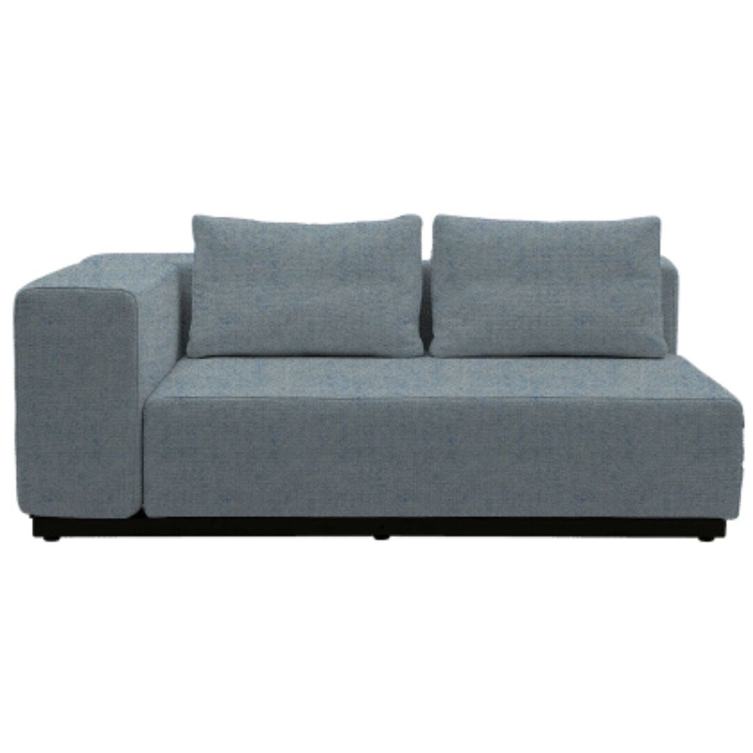 Softline A/S Softline Nevada Sofa / Sofaelement Felt Melange - 641 Light Blue