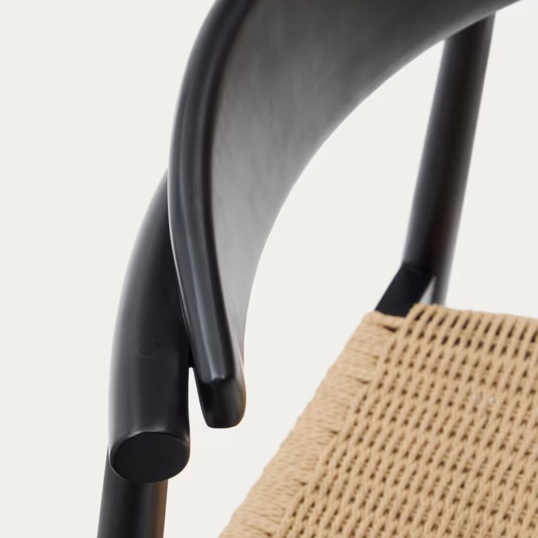 Kave_Home_NINA_Outdoor_Barhocker_Schwarz_Finish_beige_Seil_2