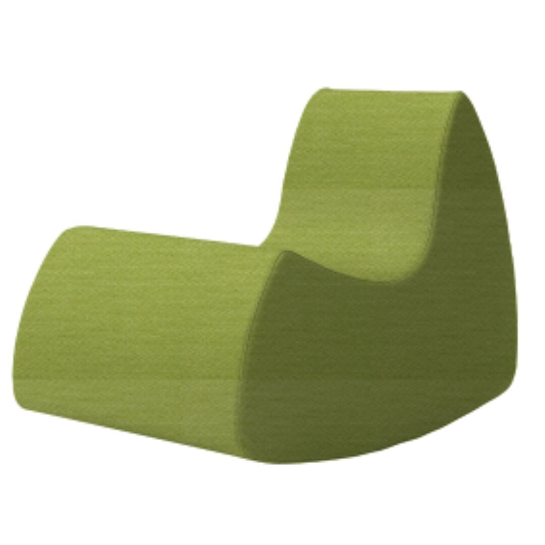 Softline A/S Softline Grand Prix XL Schaukelsessel Felt - 579 Green