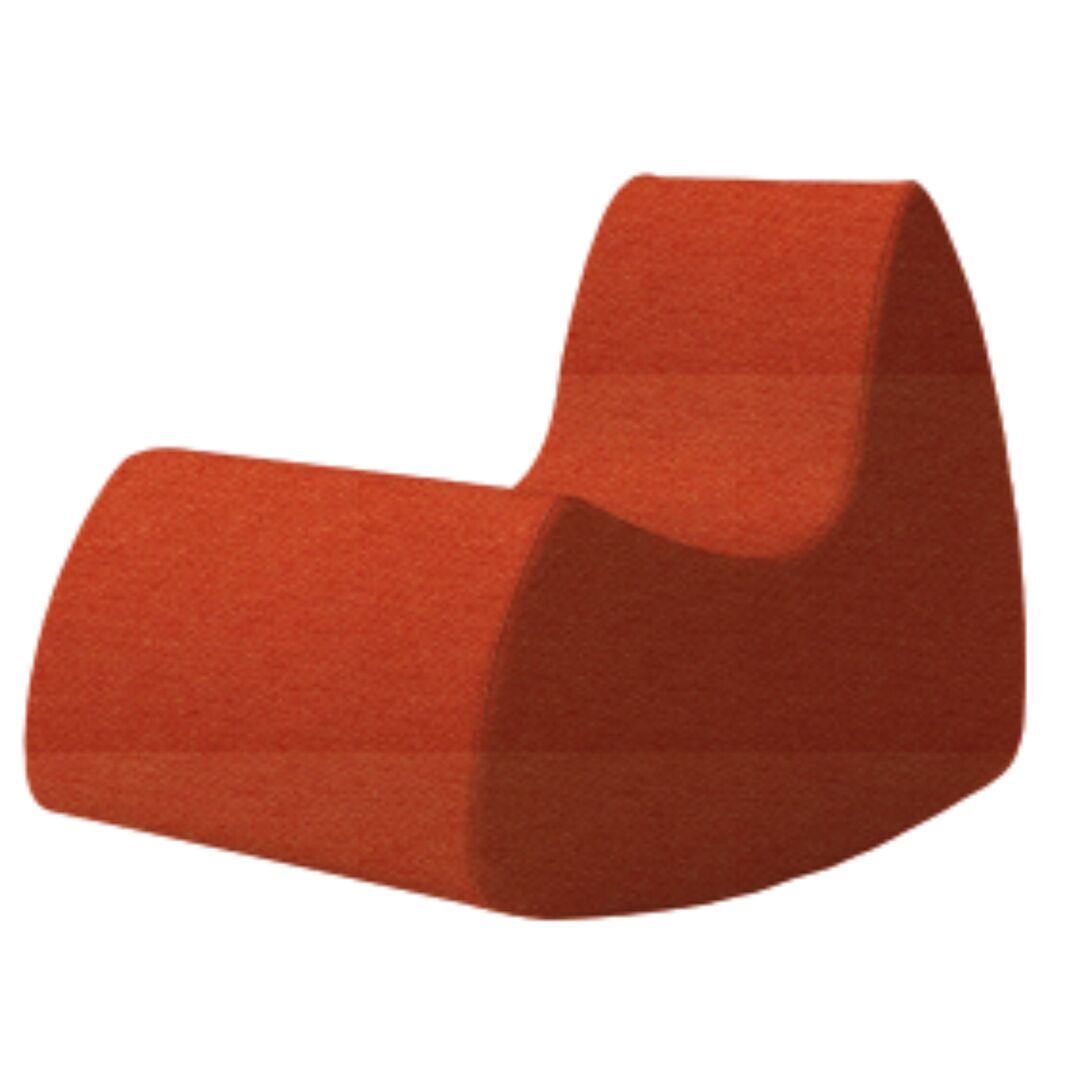 Softline A/S Softline Grand Prix XL Schaukelsessel Felt - 624 Orange