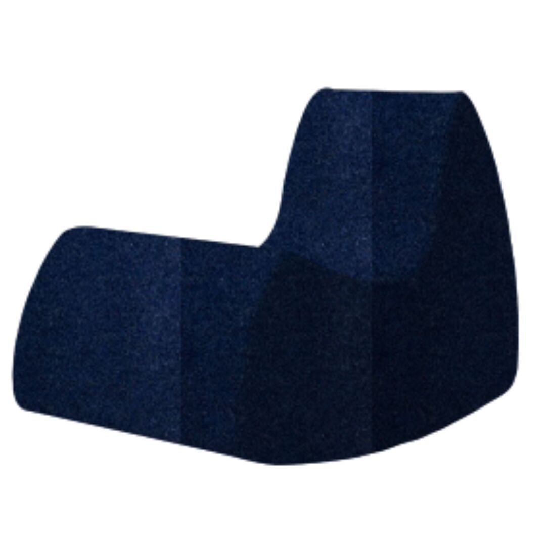 Softline A/S Softline Grand Prix XL Schaukelsessel Felt Melange - 289 Dark Blue