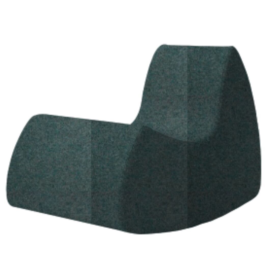Softline A/S Softline Grand Prix XL Schaukelsessel Felt Melange - 293 Grey Green