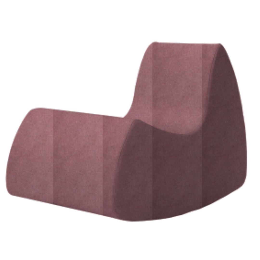 Softline A/S Softline Grand Prix XL Schaukelsessel Felt Melange - 299 Antique Pink