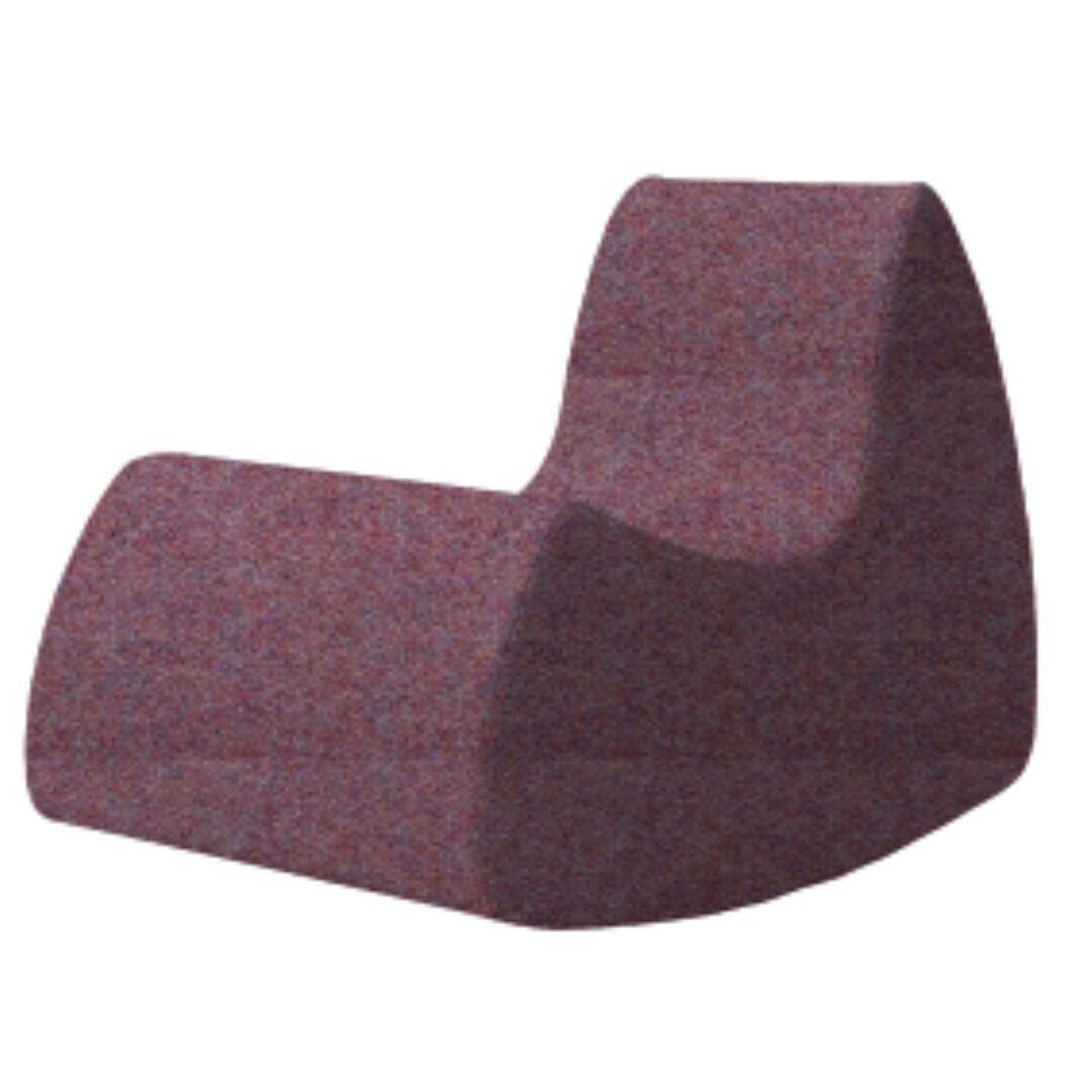 Softline A/S Softline Grand Prix XL Schaukelsessel Felt Melange - 640 Purple