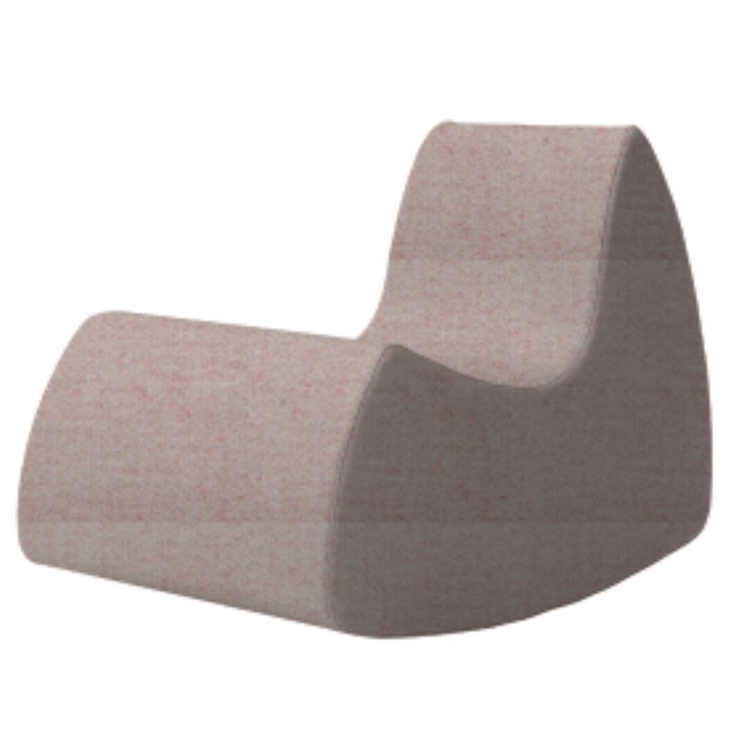 Softline A/S Softline Grand Prix XL Schaukelsessel Felt Melange - 642 Lilac
