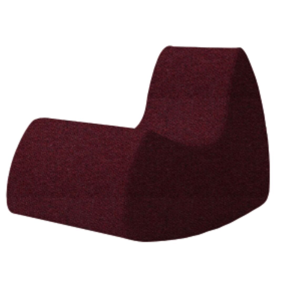 Softline A/S Softline Grand Prix XL Schaukelsessel Felt Melange - 651 Eggplant